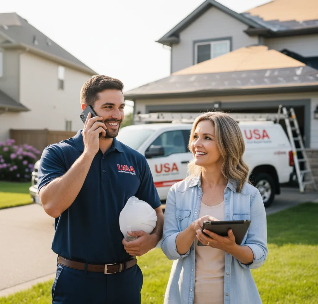 USA Roof Repair Experts customer support in Porter